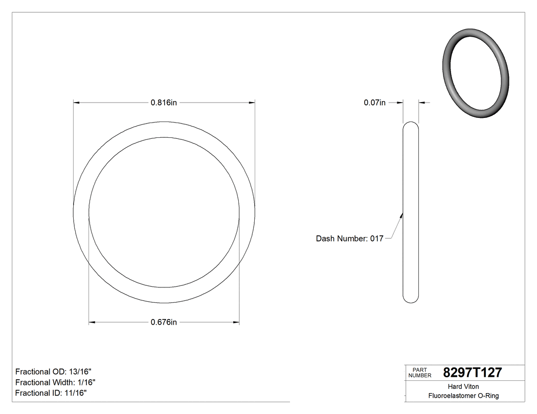 Technical drawing - 8297T127